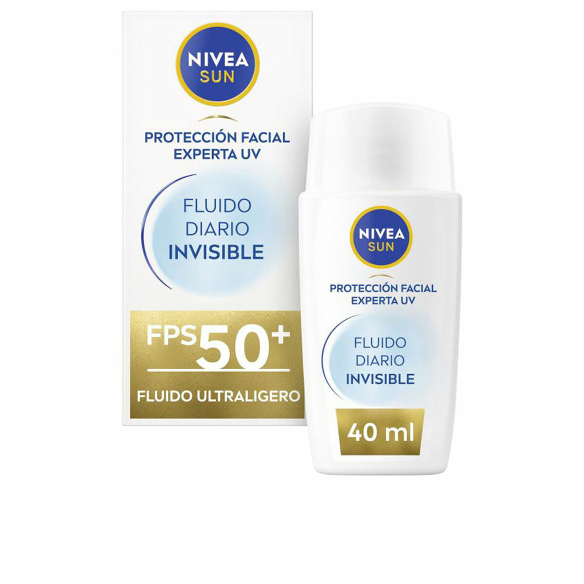 Solskyddskräm Nivea Sun Spf 50+ 40 ml Invisible